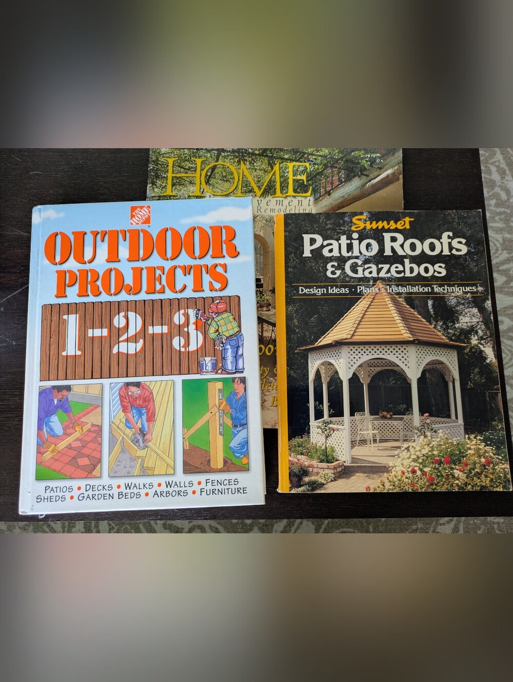 2/$18 VTG Lot of 2 Outdoor Home Improvement Projects Books